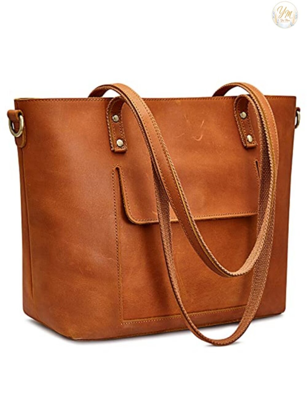 Genuine Leather Tote Bag Women Shoulder Handbag Crossbody Purse